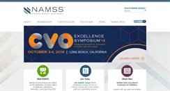 Desktop Screenshot of namss.org